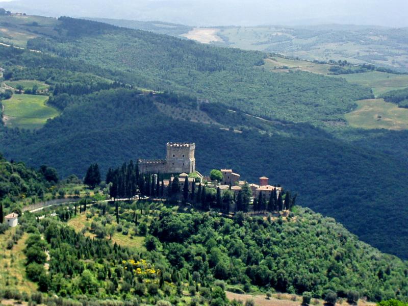 Castello Di Ripa D'Orcia, panoramica