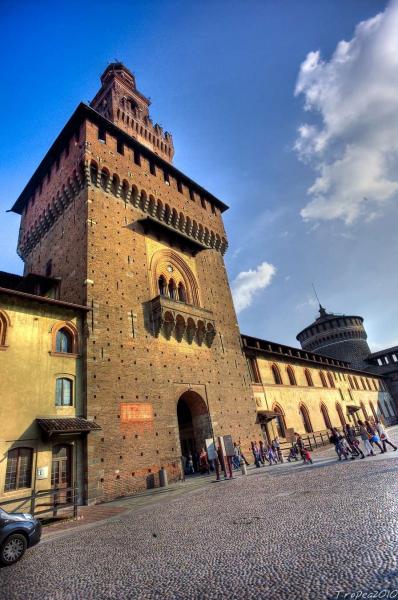 Castello Sforzesco Di Milano, torre del Filarete