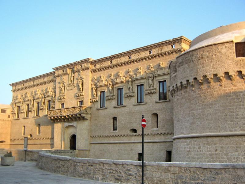 Castello Di Corigliano D'Otranto, ingresso
