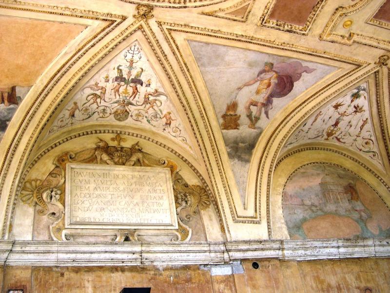 Castel Sant'Angelo - decorazioni dell'appartamento papale