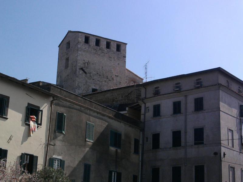 Castello Dei Conti Di Ceccano Visto Da Piazza Mancini