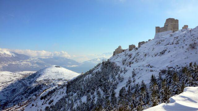 Rocca Calascio, inverno
