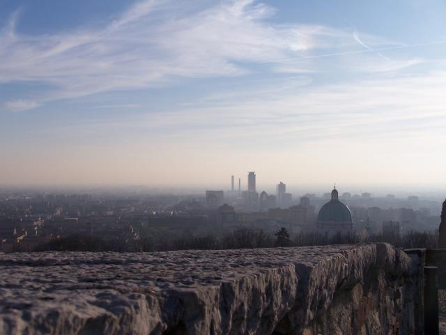 Castello Di Brescia-  Vista Brescia Sud