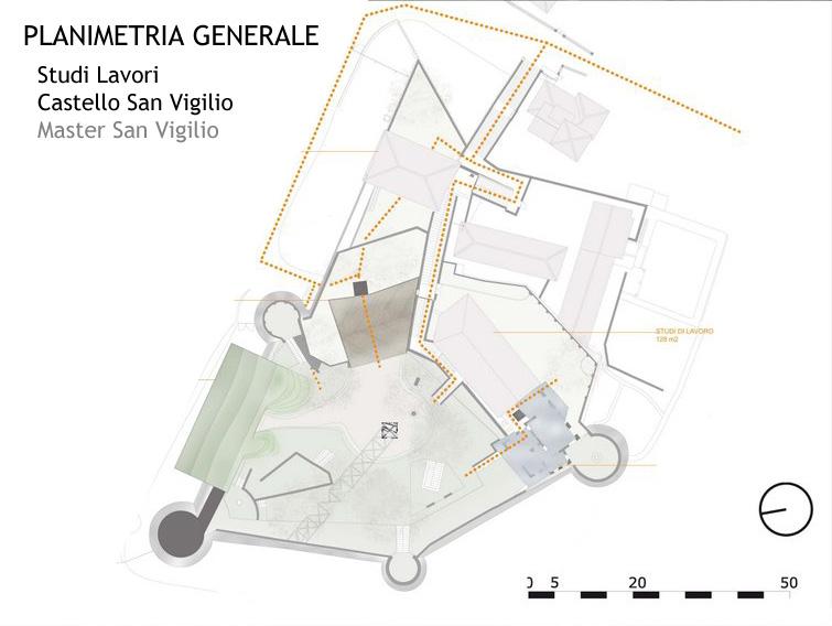 Castello San Vigilio - Planimetria