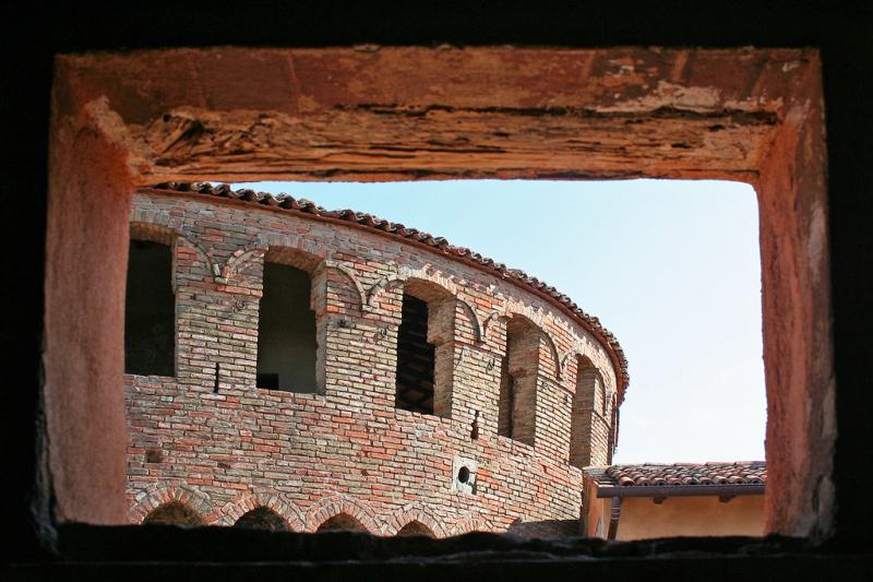 Rocca Sforzesca Di Dozza - particolare del Torrione