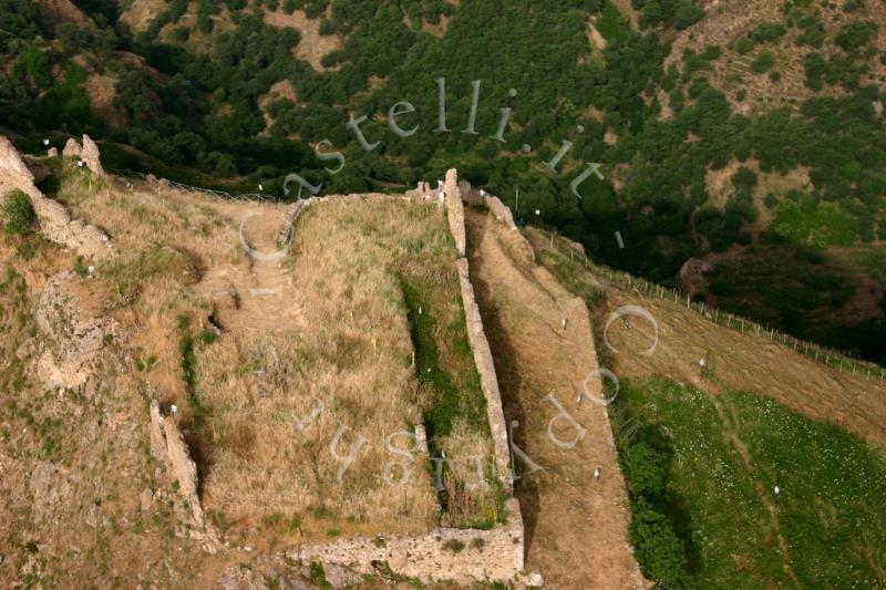 Castello Di Tripi dal deltaplano