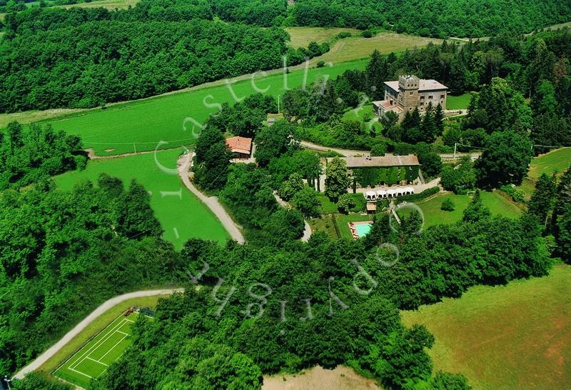 Castello Di Santa Cristina, veduta panoramica