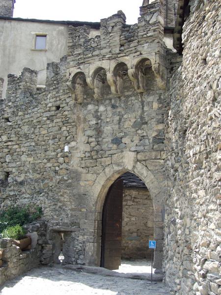 Castello Sarriod De La Tour - ingresso