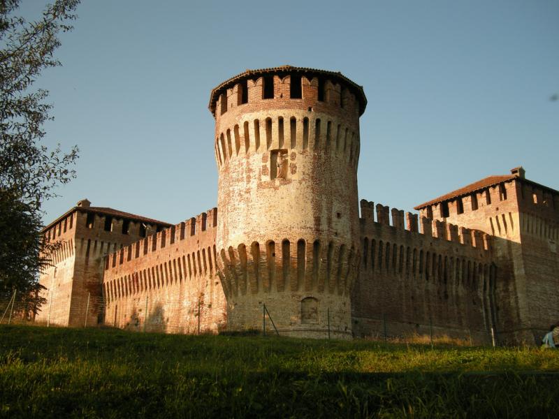 Rocca Di Soncino - vista frontale del torrione