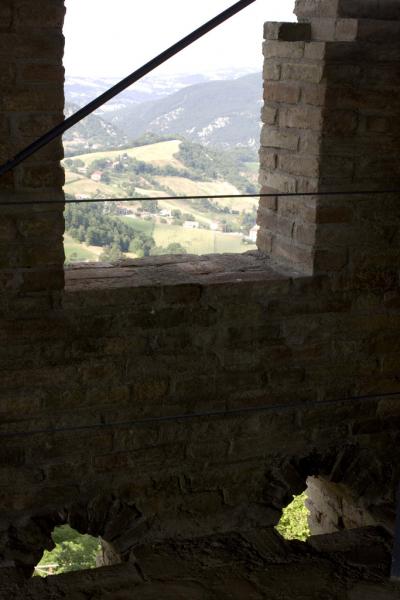 Castello di Sarzano - panoramica dall'interno