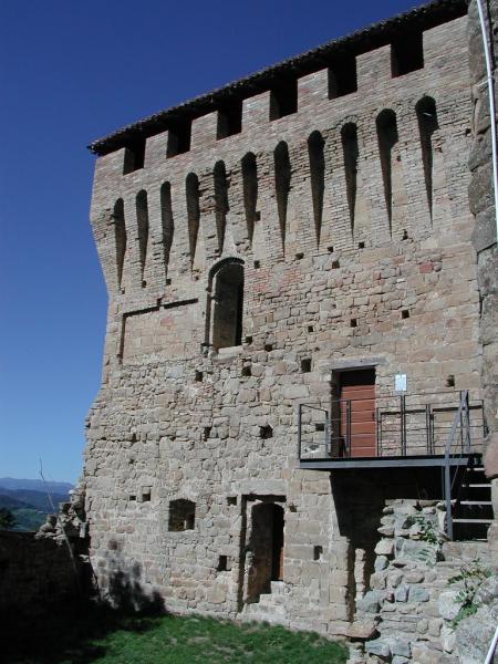 Castello di Sarzano - particolare della torre