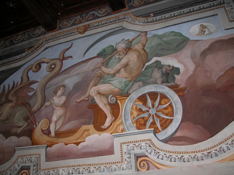 Castello Visconti Di San Vito - affresco