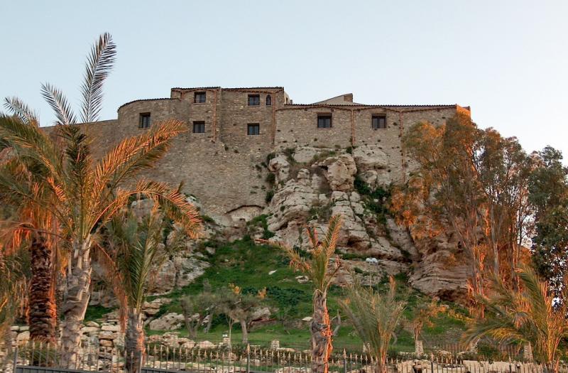 Castello Chiaramontano Di Siculiana, panoramica da nord-ovest