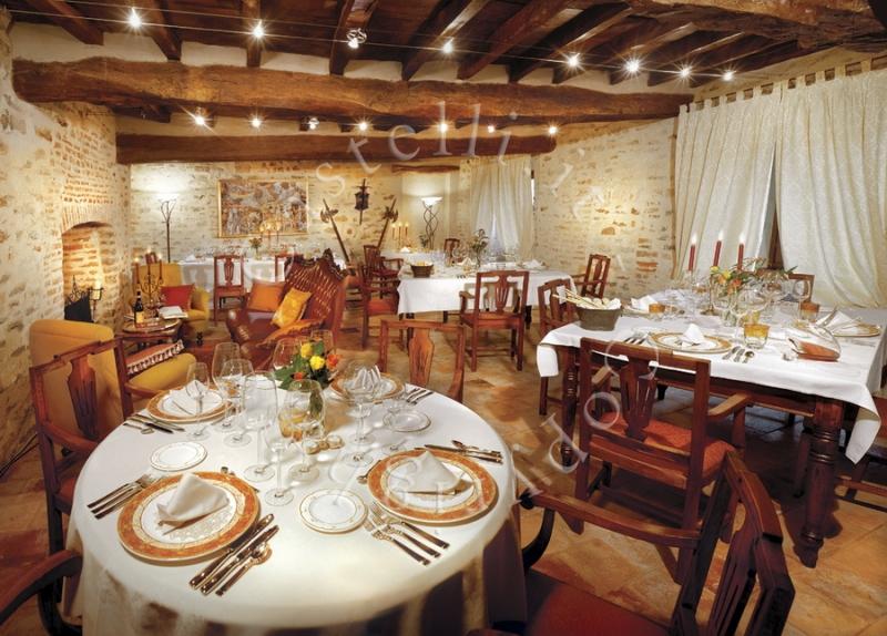 Castello Di Sinio, la sala ristorante