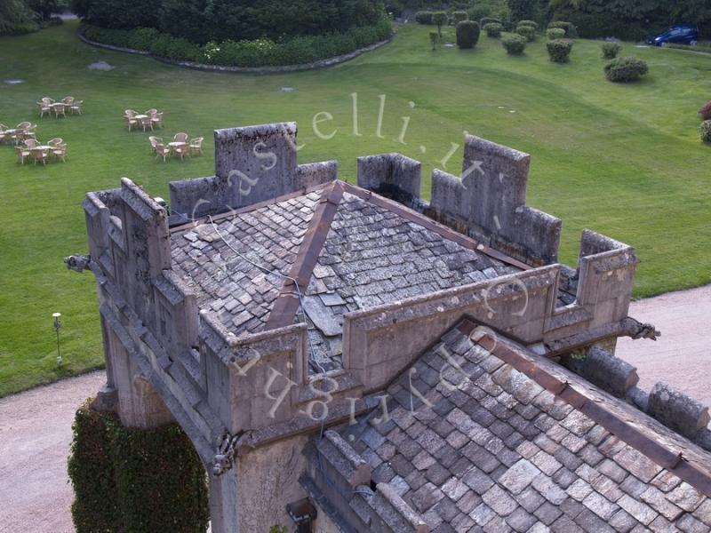 Castello Dal Pozzo,  particolare della torretta