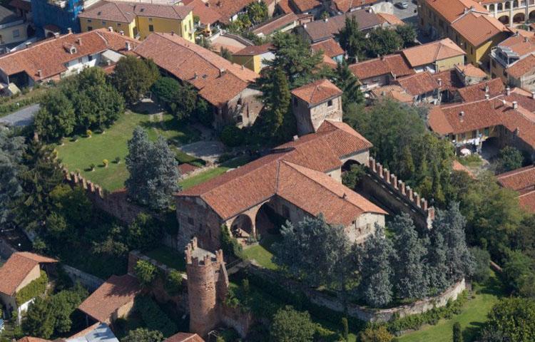 Castello Di Moncrivello - Veduta aerea