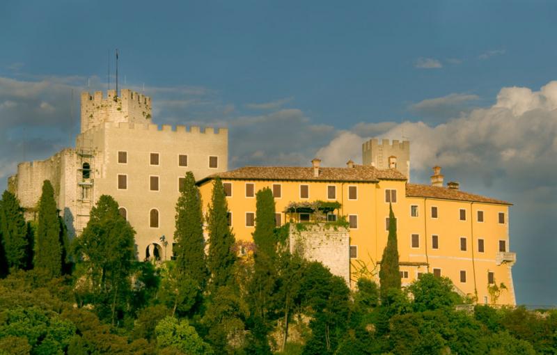 Castello Nuovo Di Duino - Il castello tra gli alberi