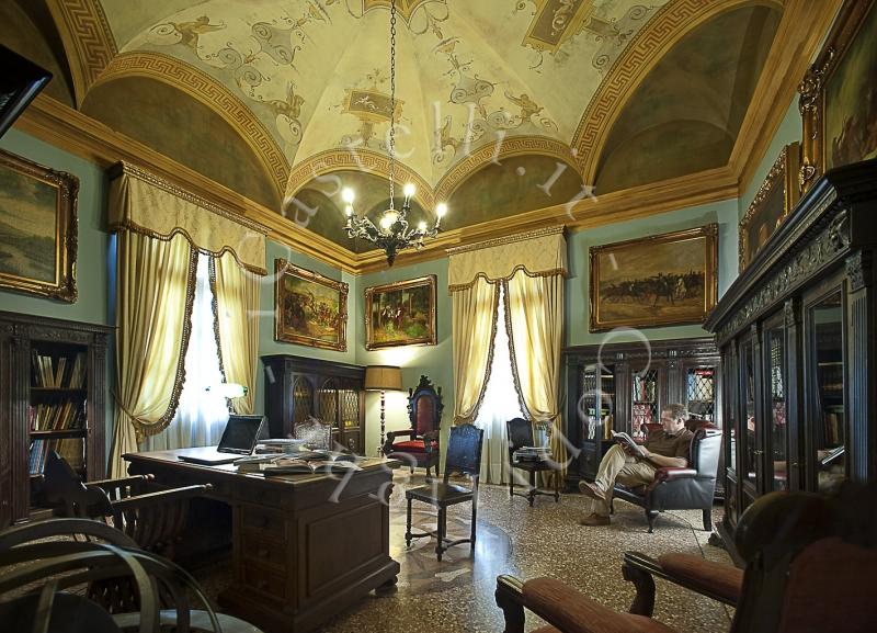 Castello Di Bevilacqua, la sala biblioteca