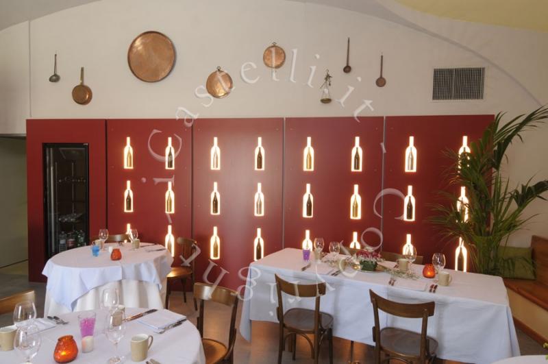 Castello Di Montaldo, la sala ristorante