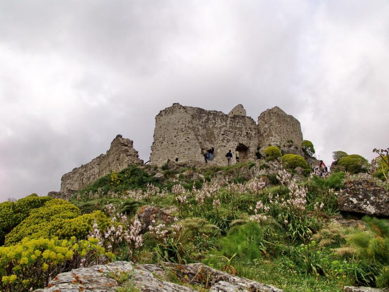 Castello Di Fiumedinisi, panoramica da est
