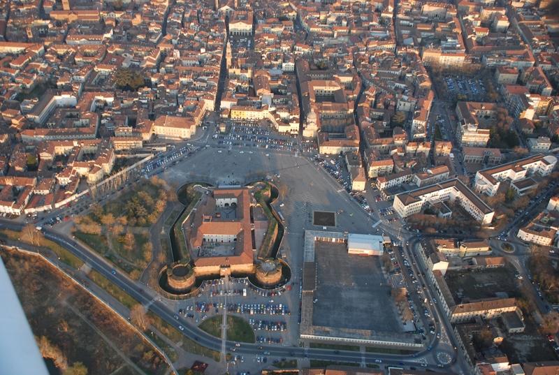 Castello Di Casale Monferrato, panoramica dall'alto