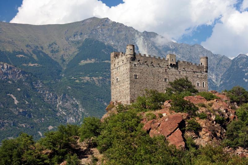 Castello Di Ussel, panoramica