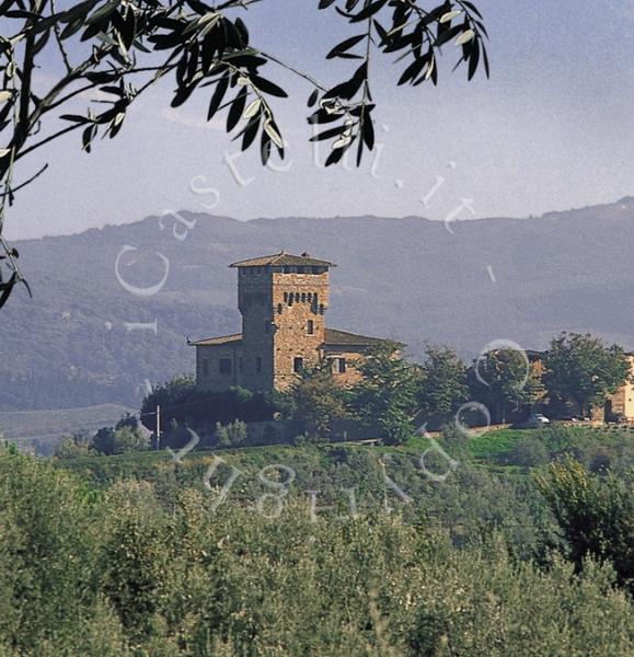 Castello Di Cafaggio, particolare della torre