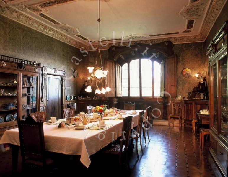 Castello Di Cafaggio, il salone delle colazioni