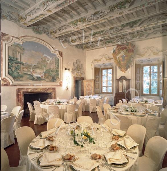 Castello Di Meleto, la sala ricevimenti