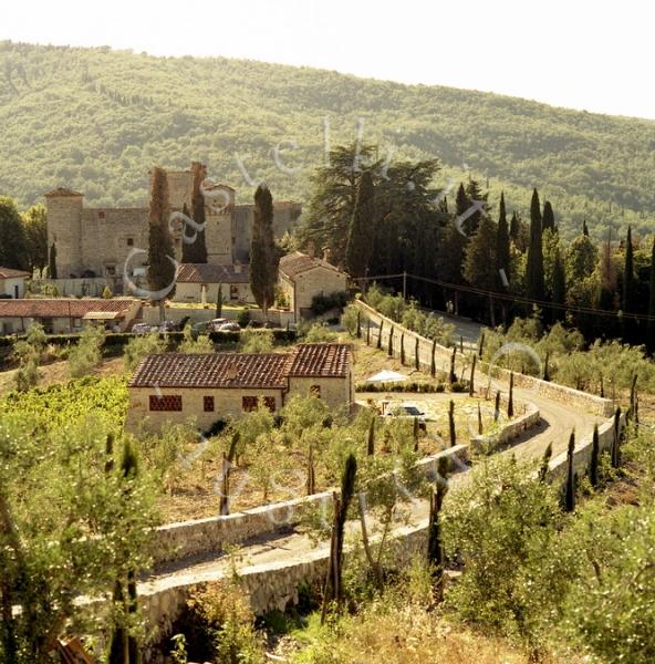 Castello Di Meleto, veduta esterna