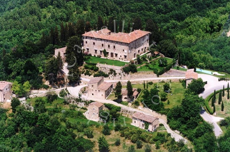 Castello Di Bibbione, veduta aerea esterna