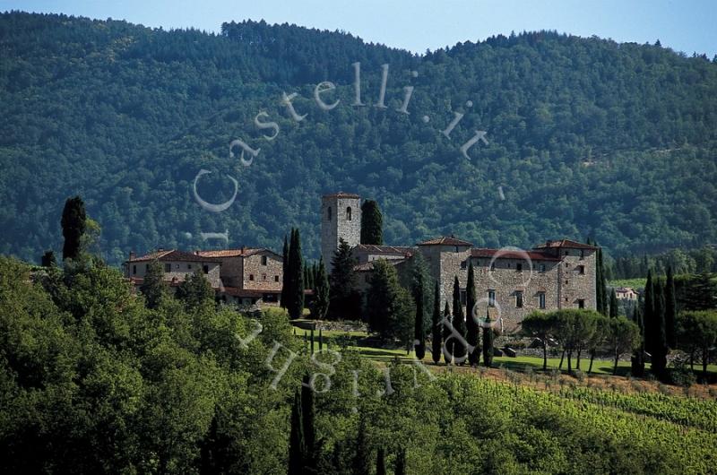 Castello Di Spaltenna, veduta panoramica