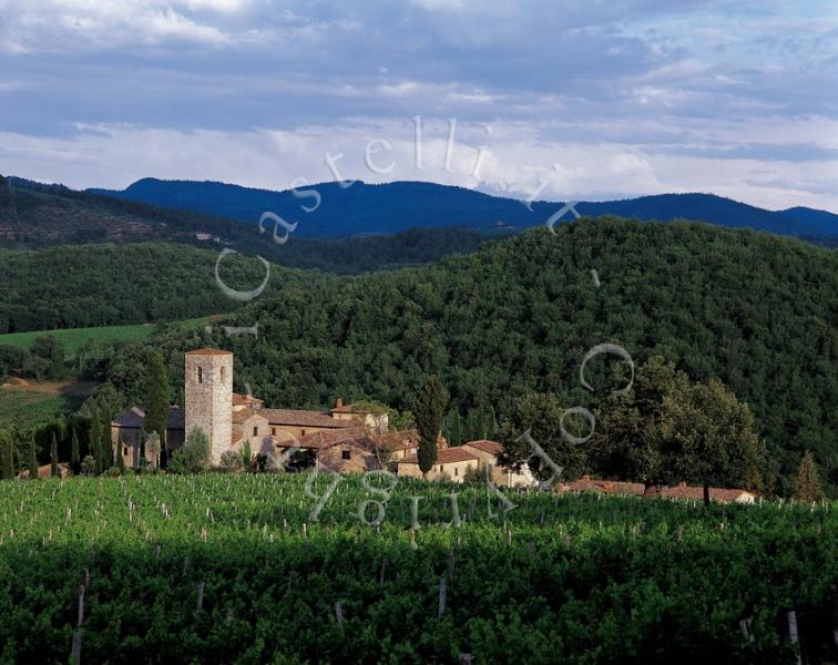 Castello Di Spaltenna, veduta panoramica