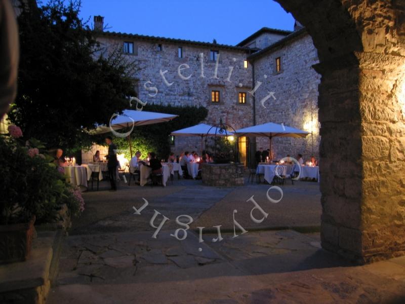 Castello Di Spaltenna, la corte interna