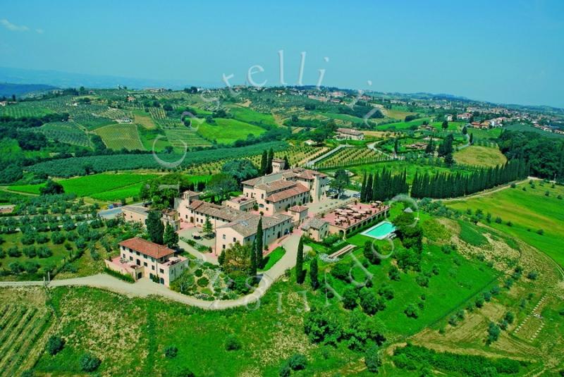 Castello Del Nero, veduta aerea