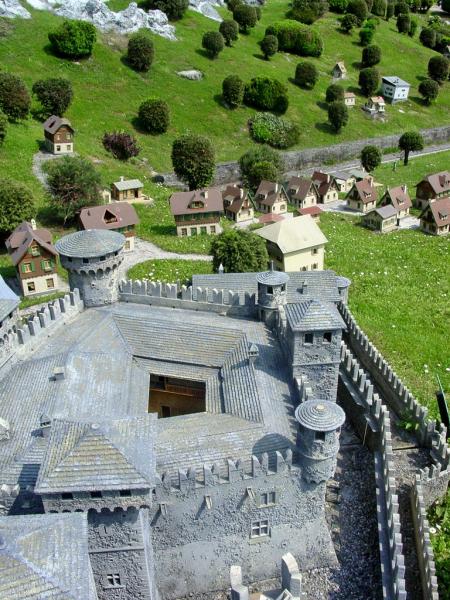 Castello Di Fenis, dall'alto