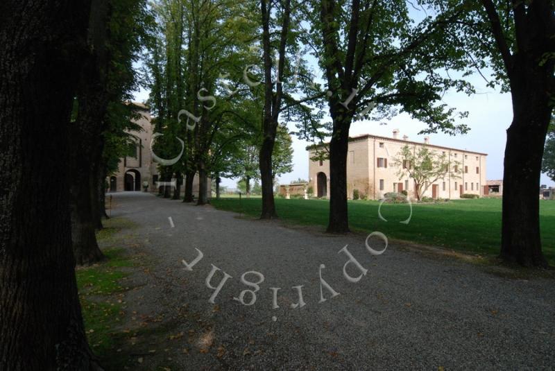 Castello Di San Pietro In Cerro, vista del viale e della locanda