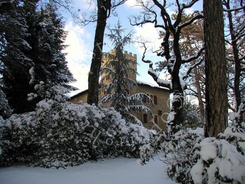 Castello Di Cortevecchio, il castello innevato