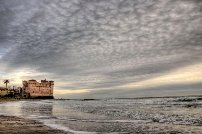 Castello di Santa Severa, panoramica in hdr