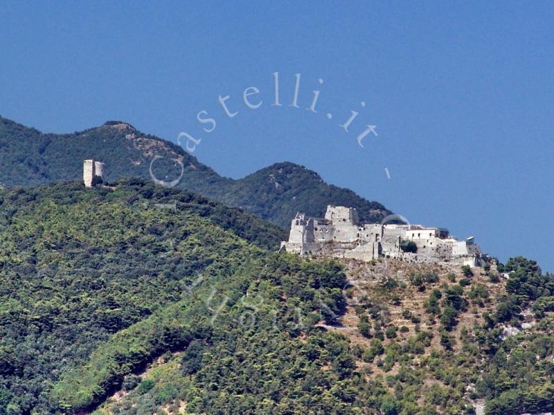 Castello Arechi Di Salerno, panoramica dal battello per Amalfi