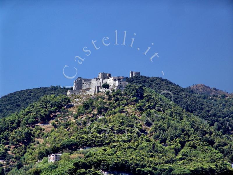 Castello Arechi Di Salerno, panoramica dal battello per Amalfi