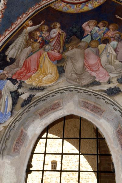 Rocca Di Vignola, particolare degli affreschi presenti nella cappella