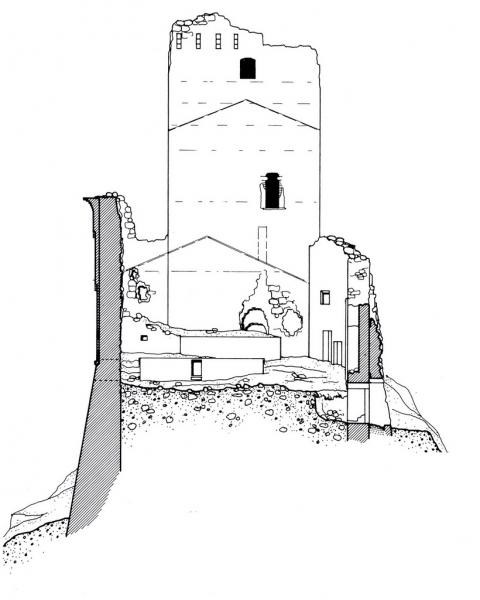 Castello Di Borgo Fornari, prospetto
