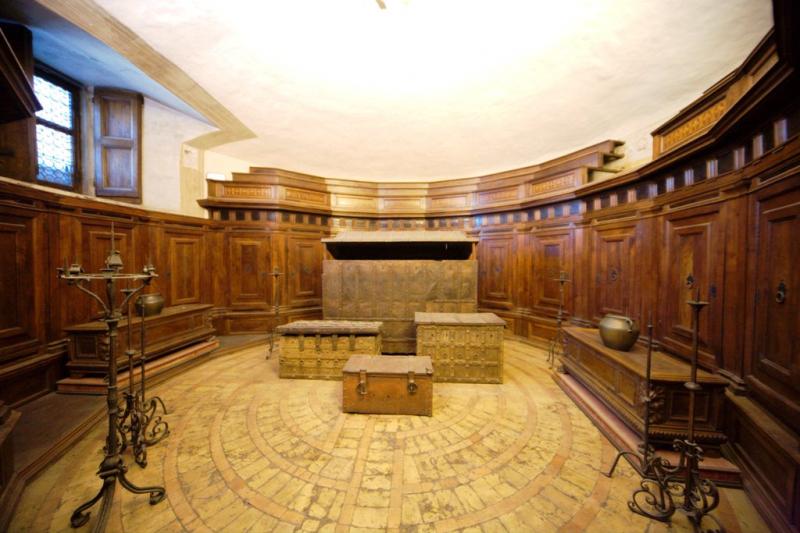 Castel Sant'Angelo - stanza con la cassa del tesoro