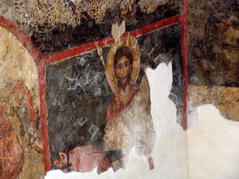 Castello Di Paterno', San Giovanni Battista, pittura murale all'interno della Cappella