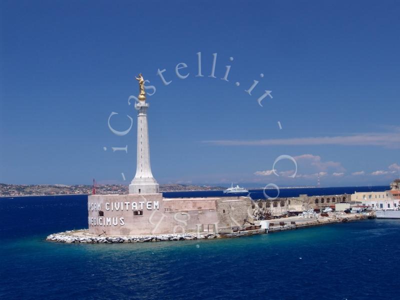 Castello Del San Salvatore A Messina, panoramica da ovest