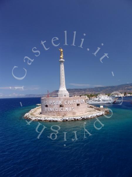 Castello Del San Salvatore A Messina, panoramica da nord-ovest