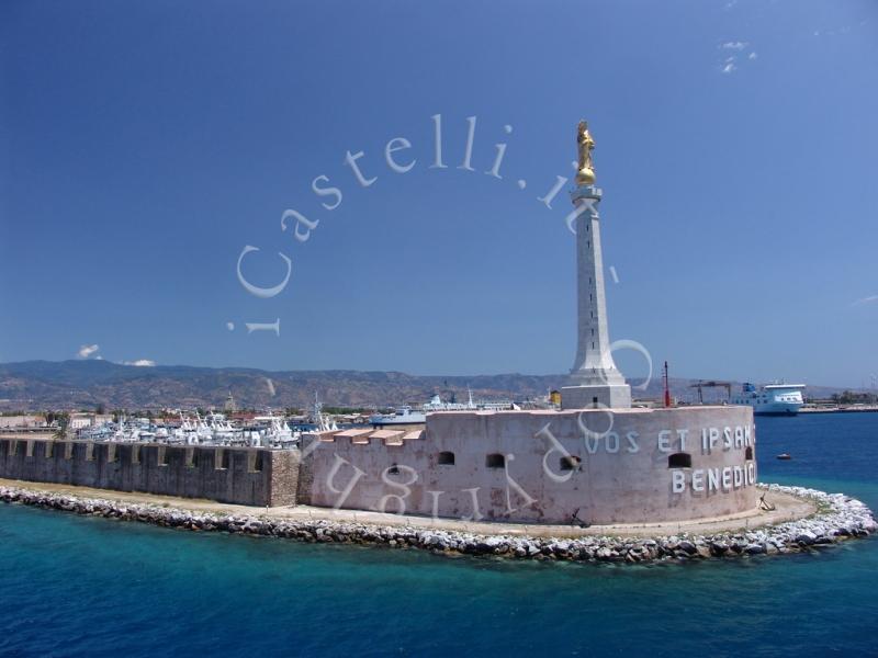 Castello Del San Salvatore A Messina, panoramica da nord-ovest