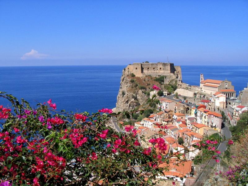Castello Ruffo Di Scilla, panoramica da sud
