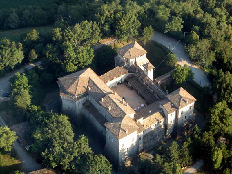 Castello Di Felino, panoramica dall'alto